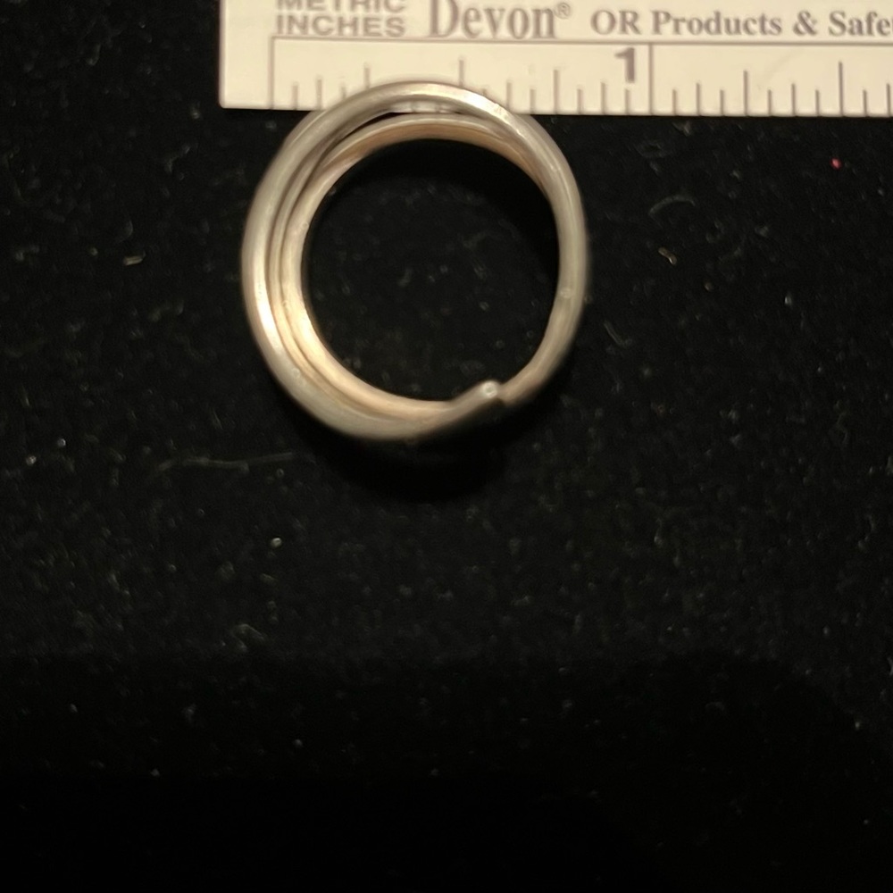 Vintage Infinity & Spiral Ring Sterling lot - Picture 5 of 11